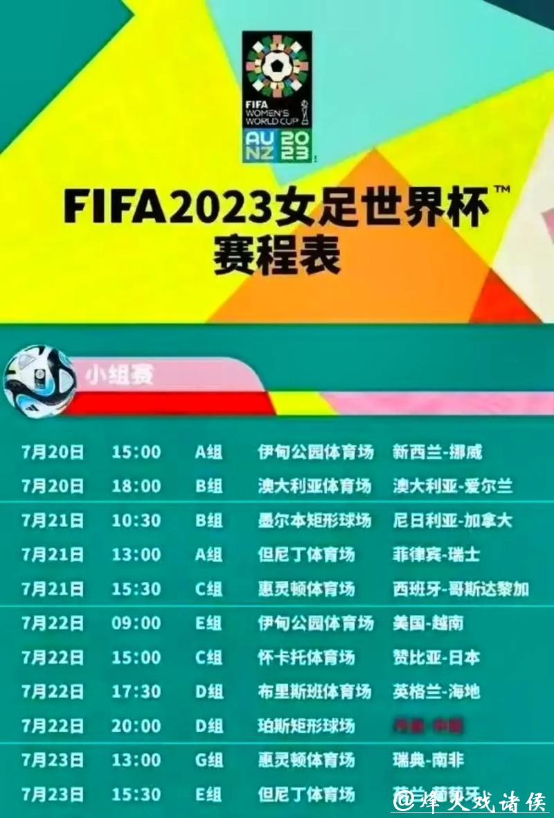 在线观看2023女足世界杯直播平台推荐